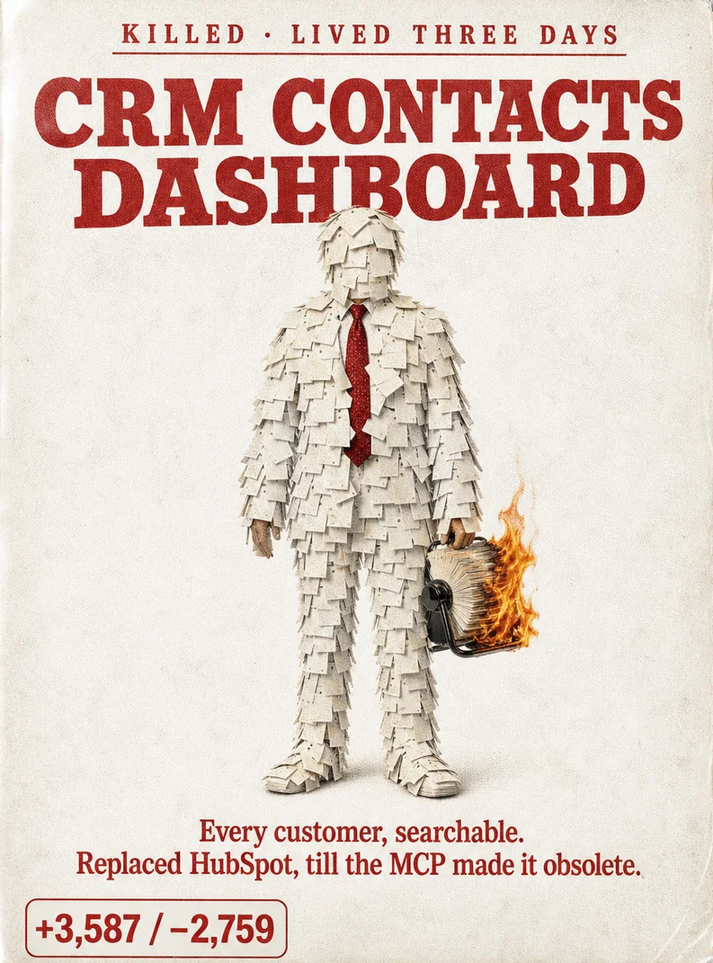 CRM Contacts Dashboard